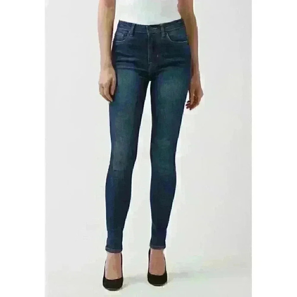 Buffalo Women's 31 Ivy High Rise Azure Dark Blue Jeans NWT $99 - Picture 4 of 4